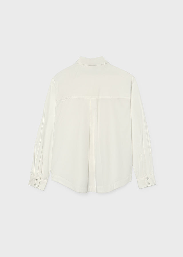 Blusa popeline gravata - Nata