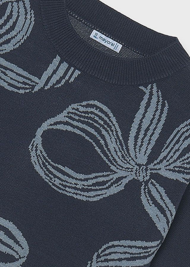 Jersey laçadas - Marinho