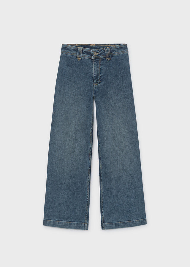 Calça denim wide leg - Base