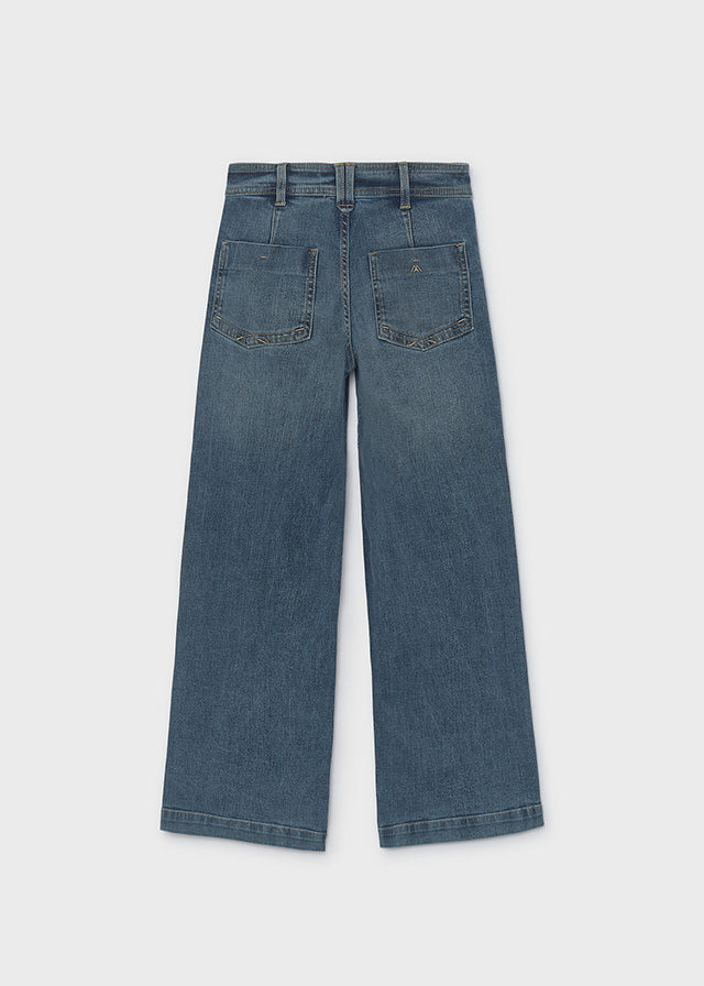 Calça denim wide leg - Base