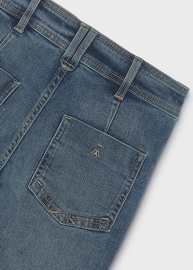 Calça denim wide leg - Base