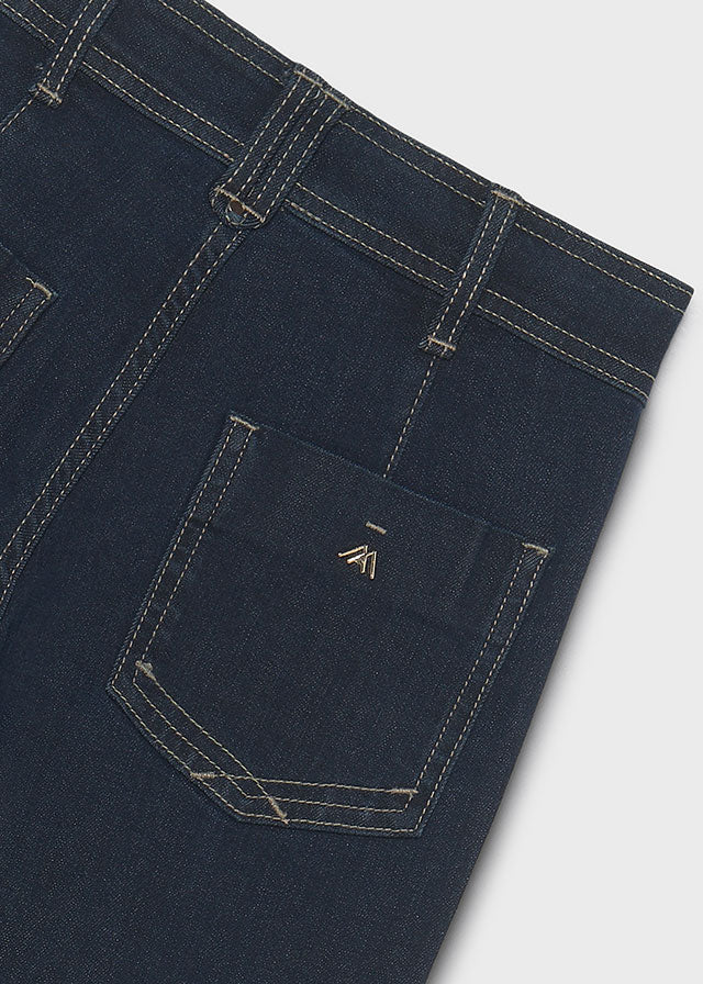 Calça denim wide leg - Super escu