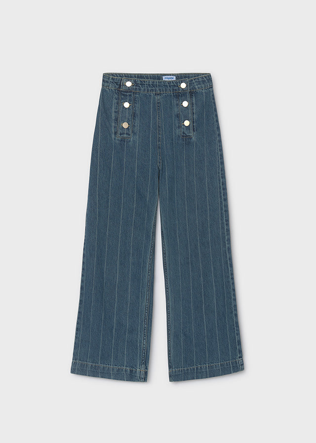 Calça denim wide leg - Base