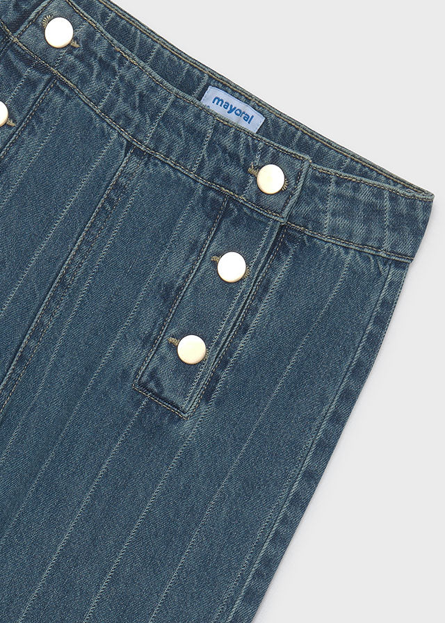 Calça denim wide leg - Base