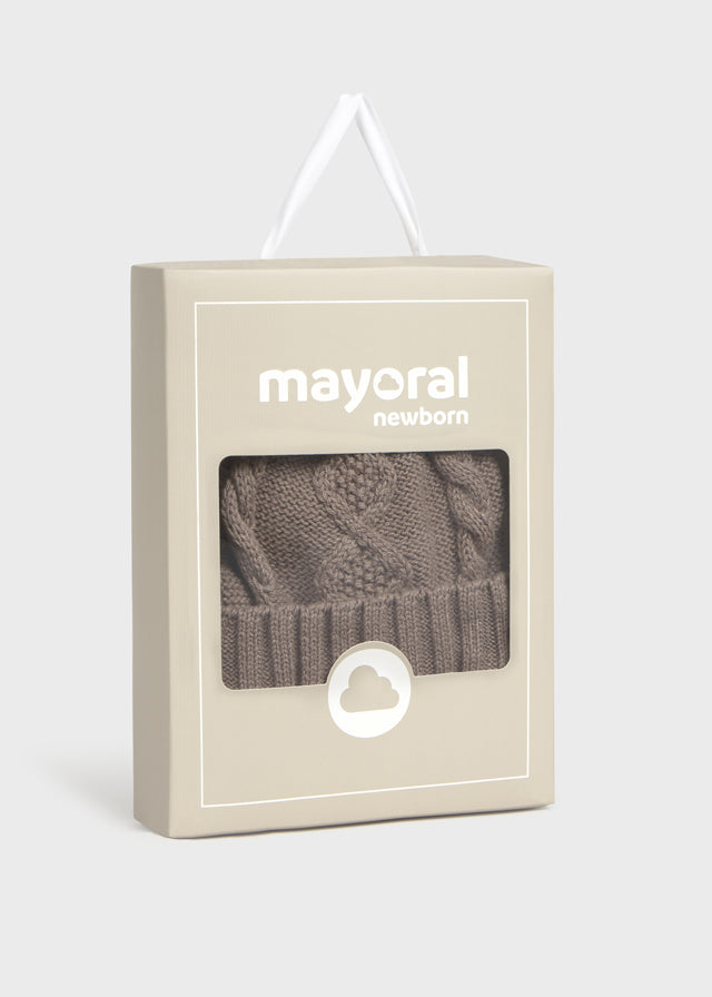 Conj. gorro/luvas tricot - Brownie vi