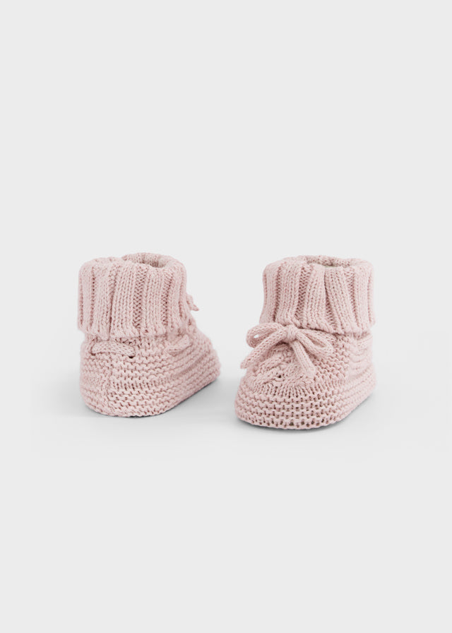 Carapins tricot - Rosa baby