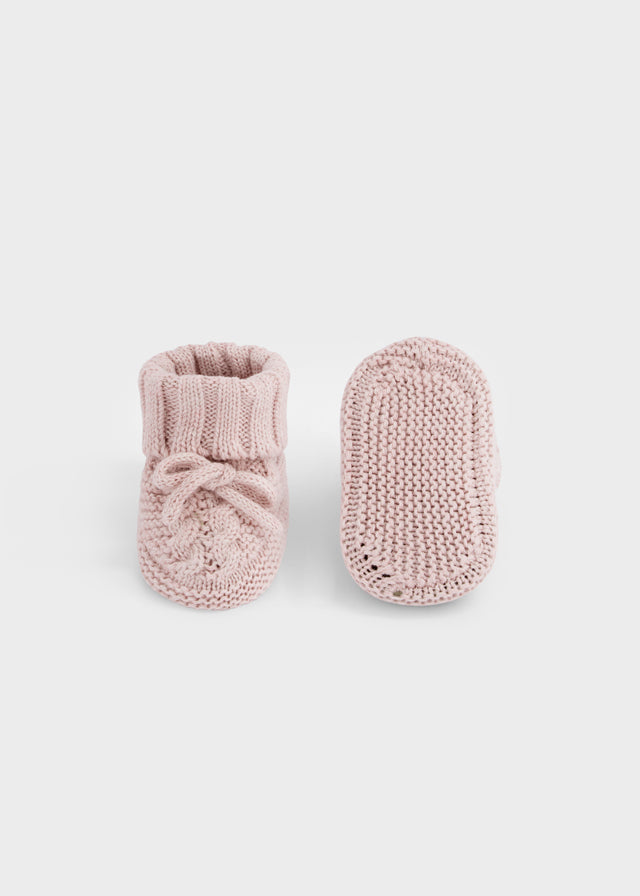 Carapins tricot - Rosa baby