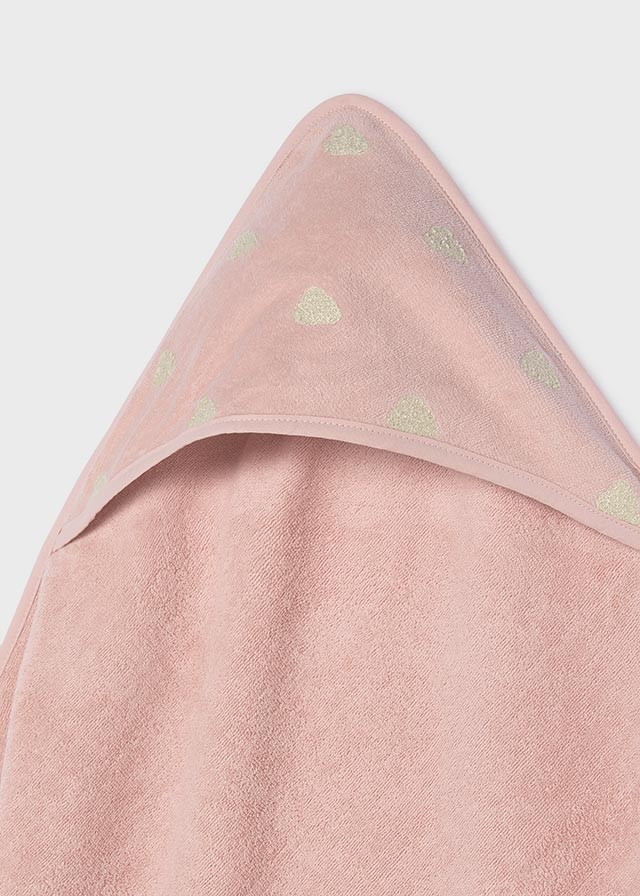 Toalha estampada - Rosa baby