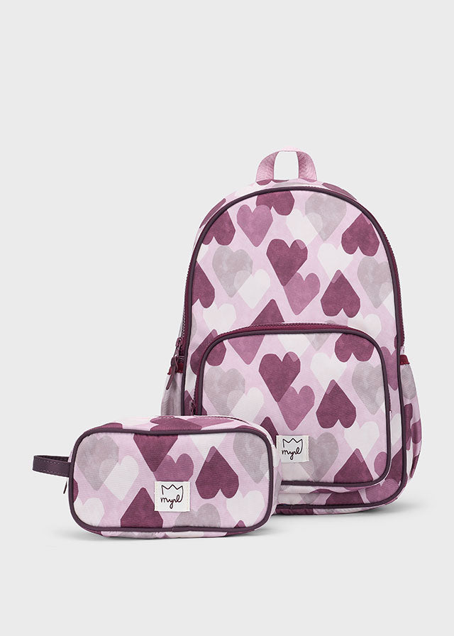 Mochila com estojo - Violeta