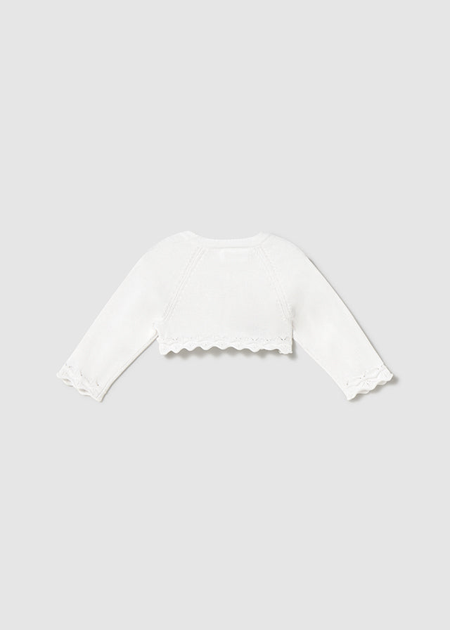 Casaco tricot básico - mayoral - New Born menina - SS25-318