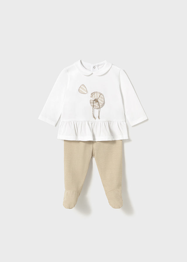 Conj.polaina - mayoral - New Born menina - SS25-1586