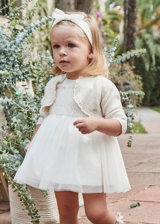 Vestido tule bandolete - mayoral - Baby menina - SS25-1902