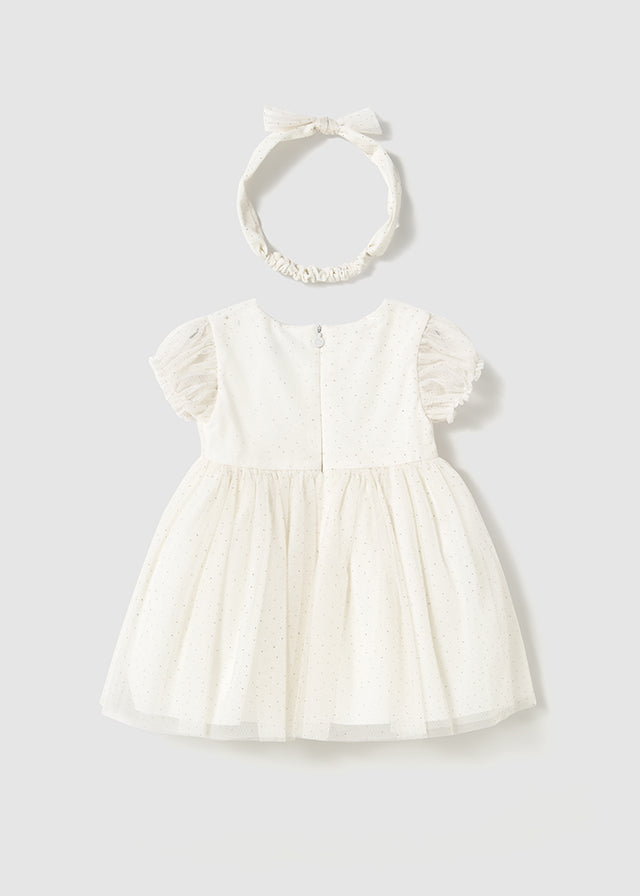 Vestido tule bandolete - mayoral - Baby menina - SS25-1902