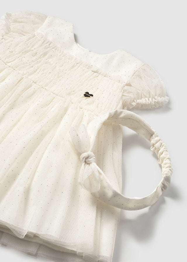 Vestido tule bandolete - mayoral - Baby menina - SS25-1902