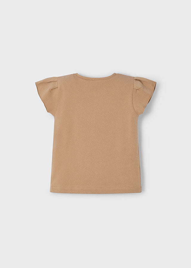 Camiseta manga curta - mayoral - Mini Menina - SS25-3015