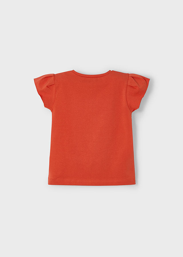 Camiseta manga curta - mayoral - Mini Menina - SS25-3015