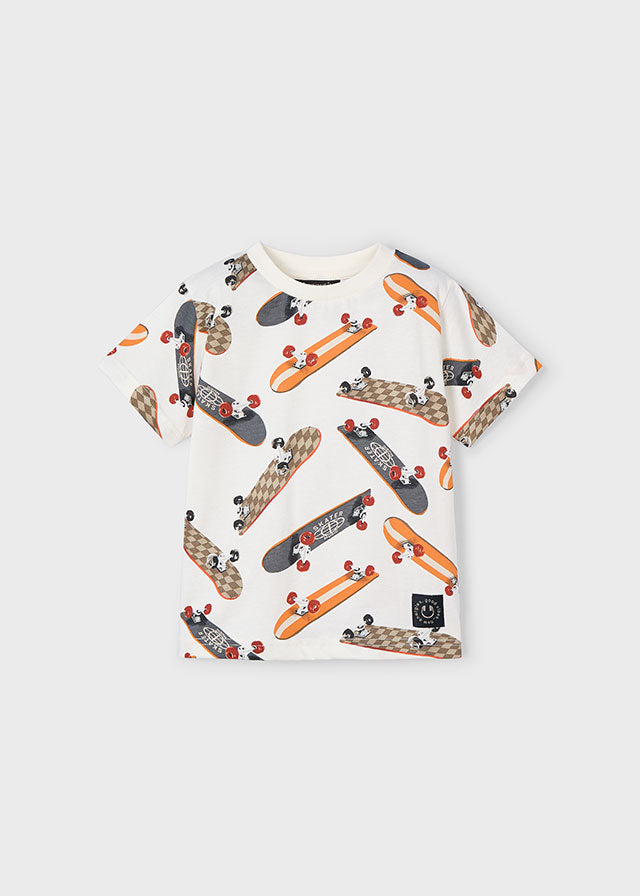 Camiseta estampada - mayoral - Mini Menino - SS25-3038