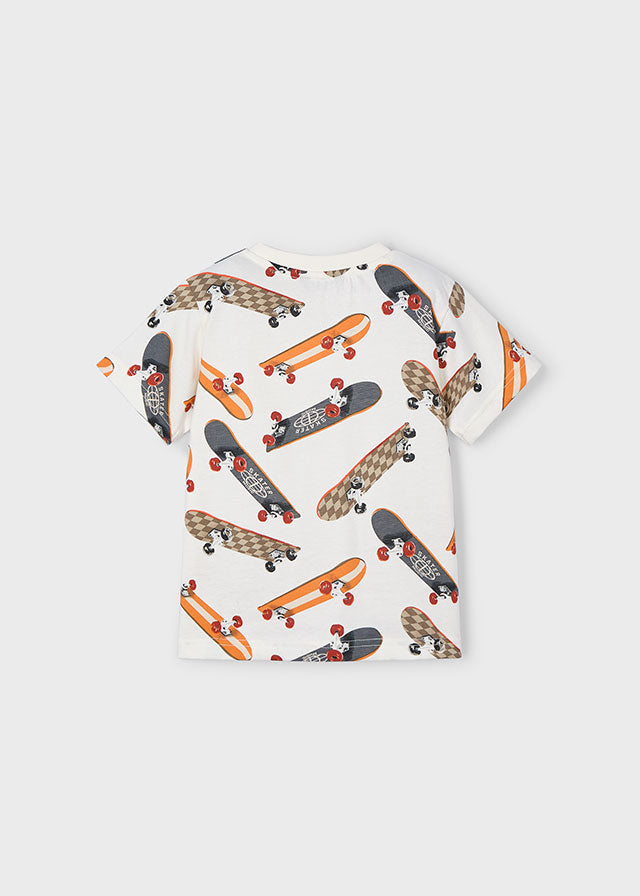 Camiseta estampada - mayoral - Mini Menino - SS25-3038