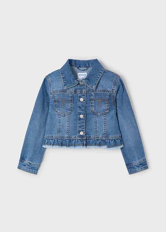 Blusão denim - mayoral - Mini Menina - SS25-3408