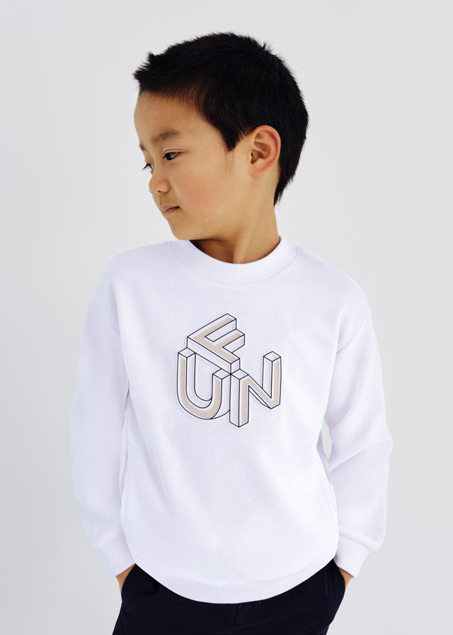 Sweat embossed - mayoral - Mini Menino - SS25-3415