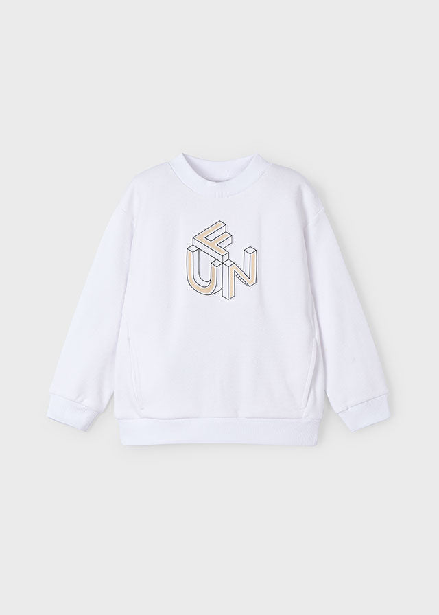 Sweat embossed - mayoral - Mini Menino - SS25-3415