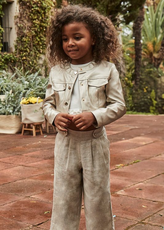 Calça linho - mayoral - Mini Menina - SS25-3551
