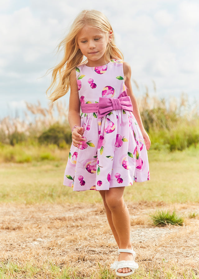 Vestido estampado - mayoral - Mini Menina - SS25-3917