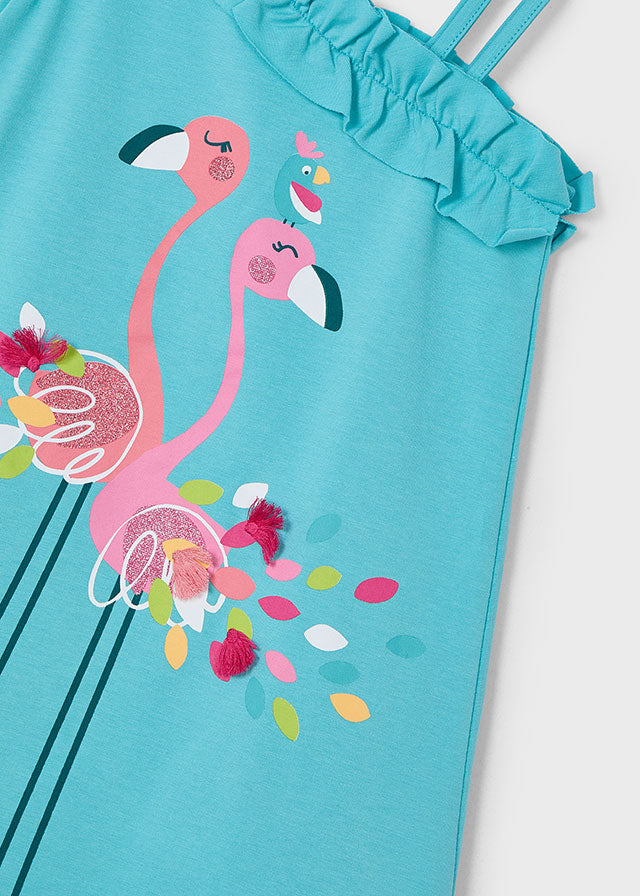 Vestido assimetrico - mayoral - Mini Menina - SS25-3937