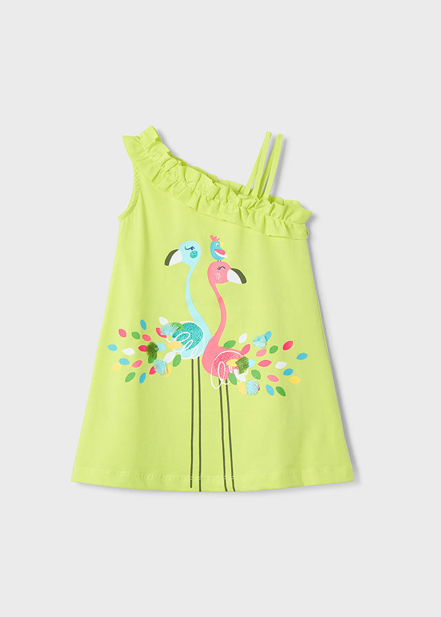 Vestido assimetrico - mayoral - Mini Menina - SS25-3937