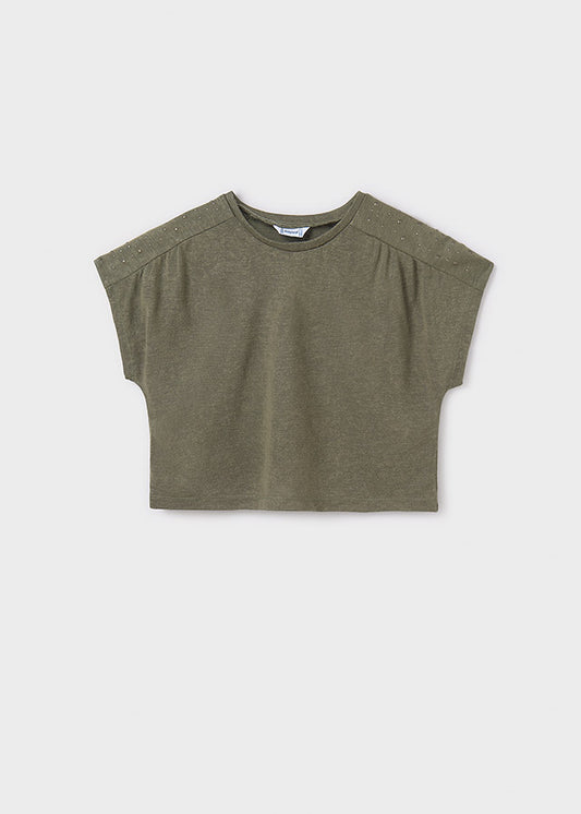 Camiseta ataches - mayoral - Menina - SS25-6023