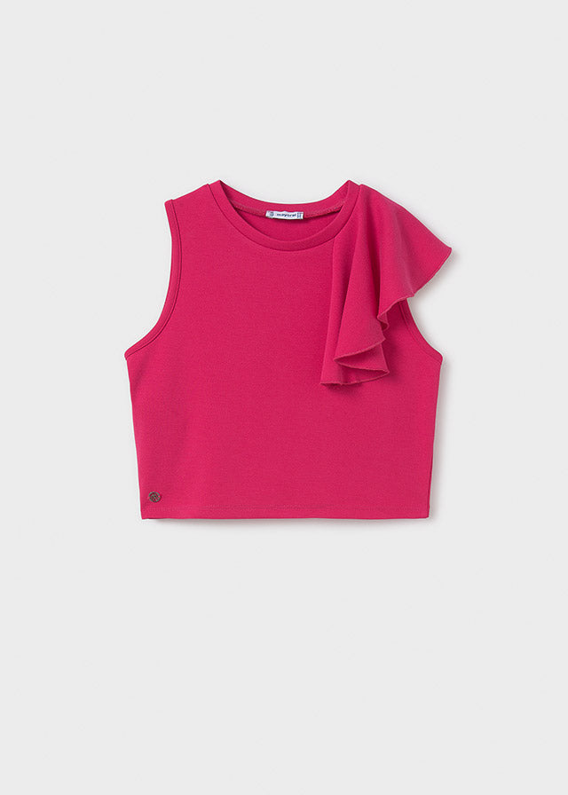 Camiseta alças folhos - mayoral - Menina - SS25-6034
