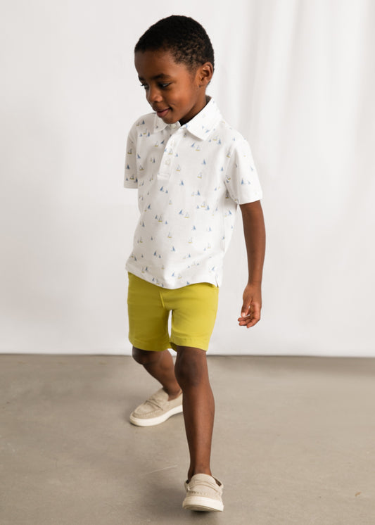 Bermuda sarja básica - mayoral - Mini Menino - SS26-202