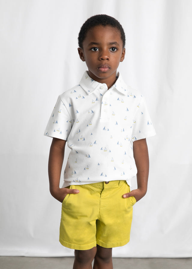 Bermuda sarja básica - mayoral - Mini Menino - SS26-202