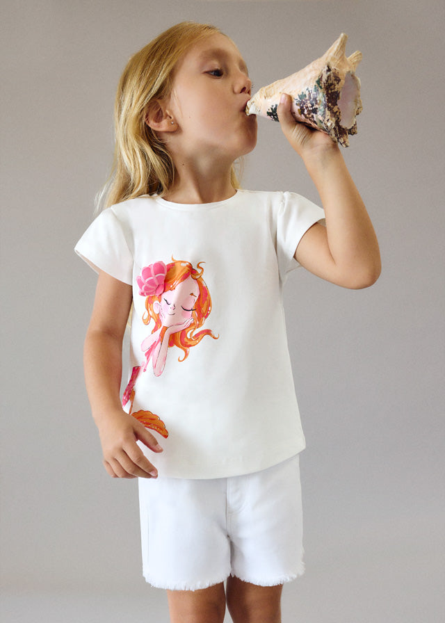Short sarja básico - mayoral - Mini Menina - SS26-234