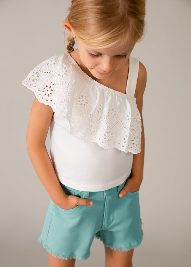 Short sarja básico - mayoral - Mini Menina - SS26-234