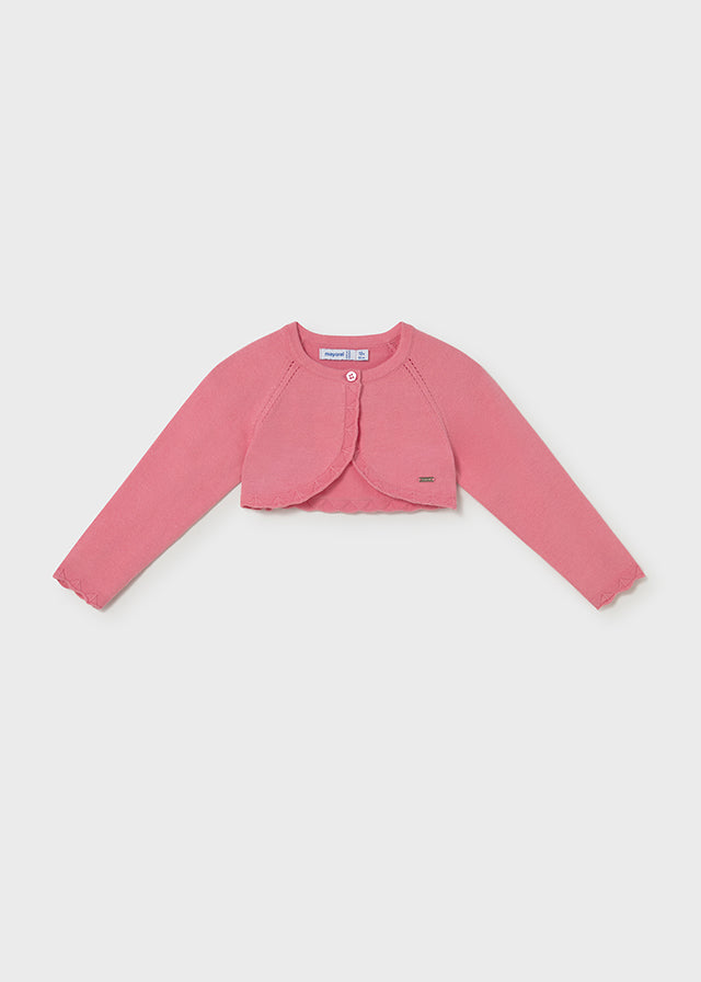 Casaco bolero tricô básico - mayoral - Baby menina - SS26-306