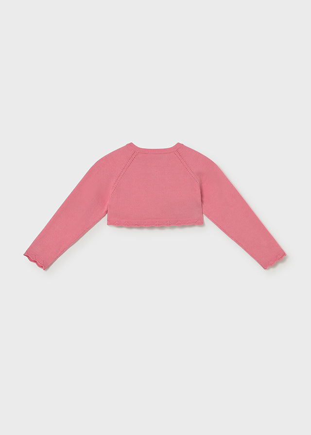 Casaco bolero tricô básico - mayoral - Baby menina - SS26-306