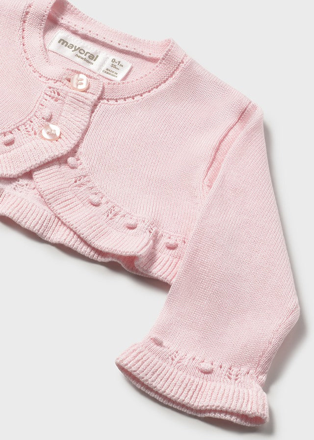 Casaco tricot básico - mayoral - New Born menina - SS26-318