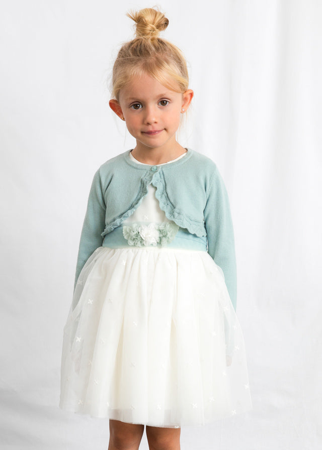 Casaco bolero tricô básico - mayoral - Mini Menina - SS26-320