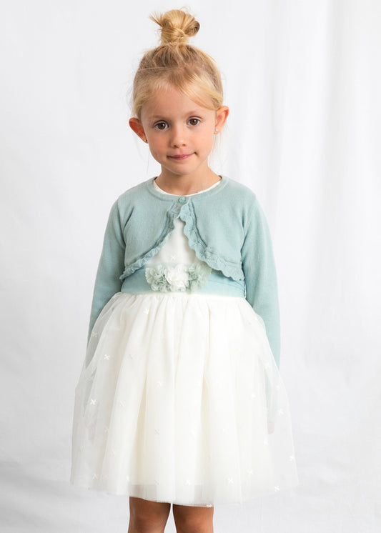 Casaco bolero tricô básico - mayoral - Mini Menina - SS26-320