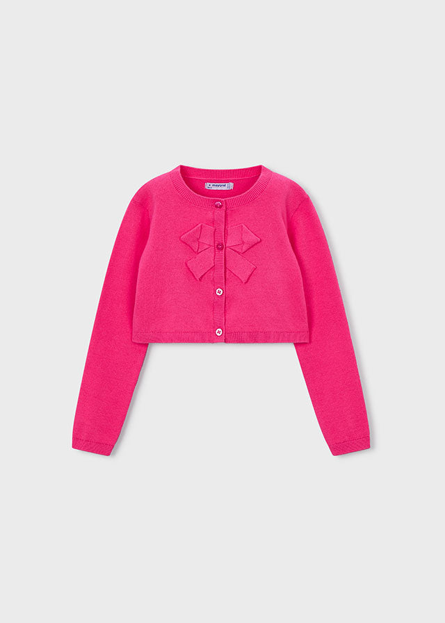 Casaco tricô básico - mayoral - Mini Menina - SS26-321