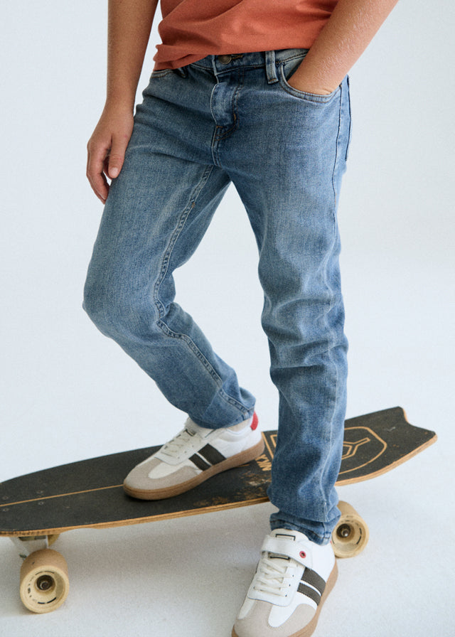 Calça ganga regular fit basic - mayoral - Menino - SS26-543