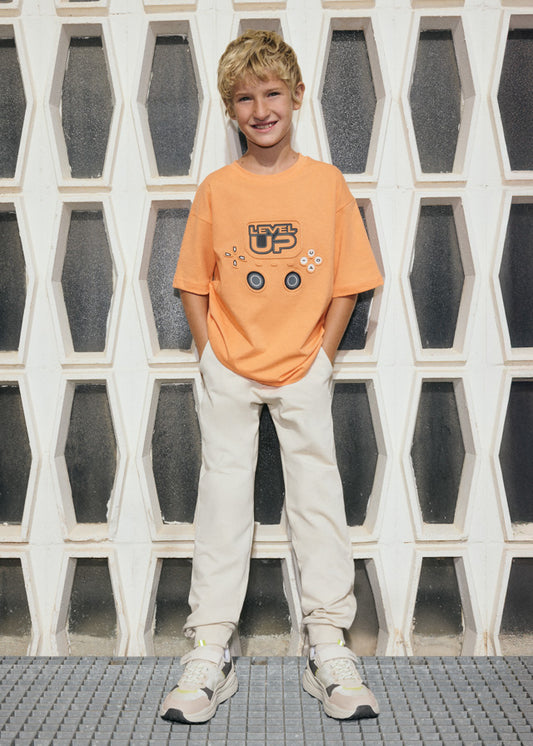 Calça felpa básica punhos - mayoral - Menino - SS26-744