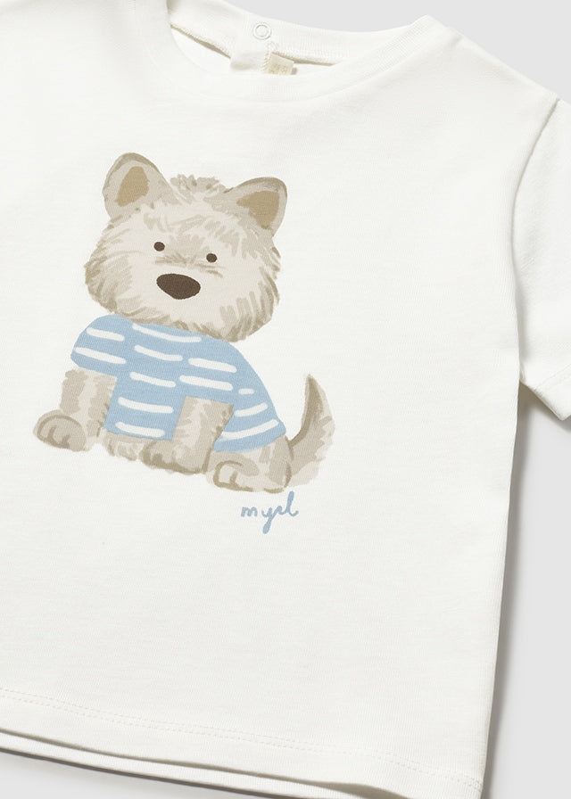 Camiseta m/curta cachorro - mayoral - Baby menino - SS26-1001