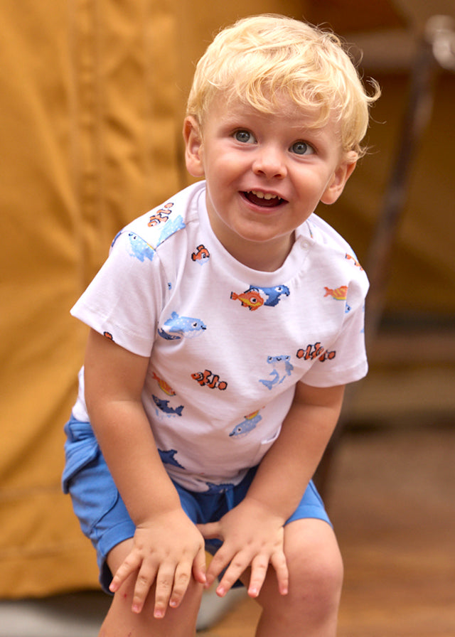 Conjunto de duas camisetas m/ - mayoral - Baby menino - SS26-1012