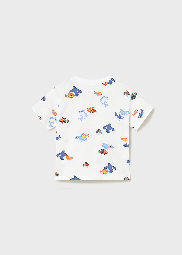Conjunto de duas camisetas m/ - mayoral - Baby menino - SS26-1012