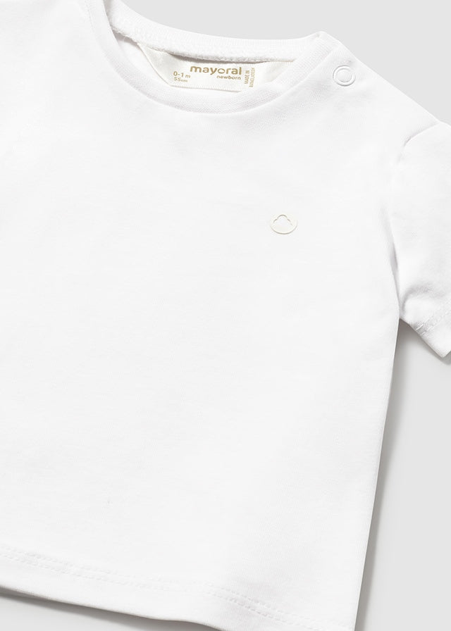 Camiseta manga curta - mayoral - New Born menino - SS26-1073