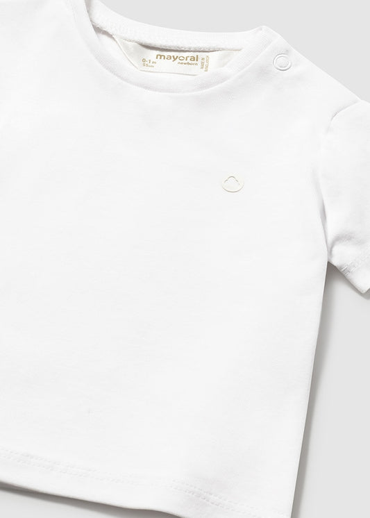 Camiseta manga curta - mayoral - New Born menino - SS26-1073
