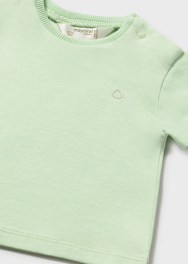 Camiseta manga curta - mayoral - New Born menino - SS26-1073