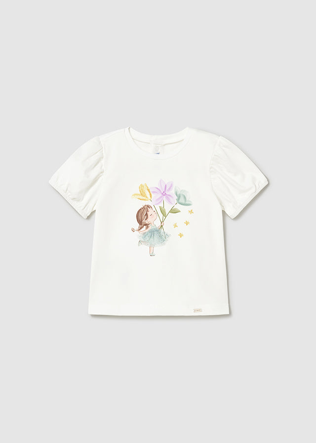 Camiseta manga curta - mayoral - Baby menina - SS26-1078